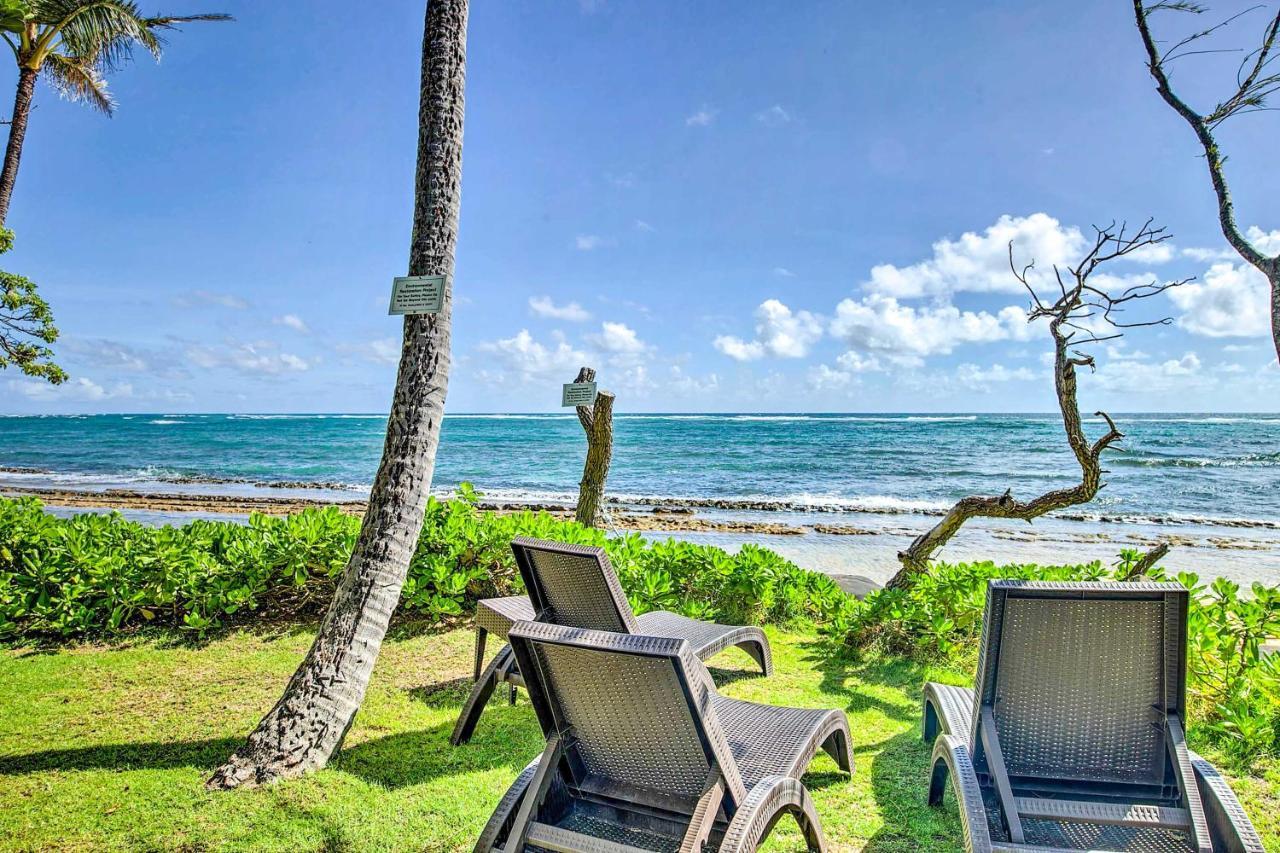 Waipouli Beachfront Condo With Balcony And Ocean Views Kapa'a Εξωτερικό φωτογραφία